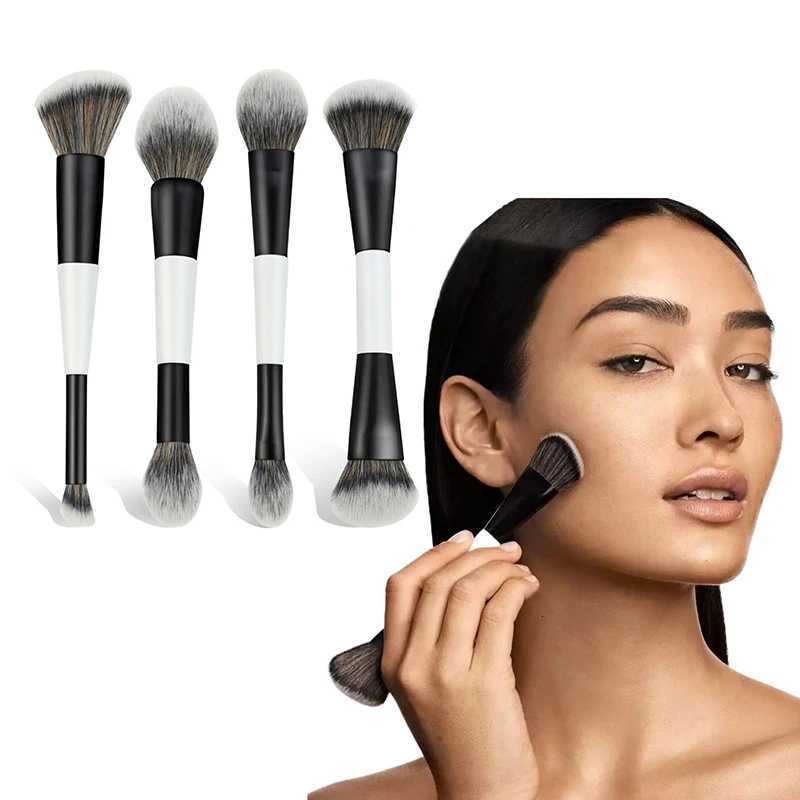 14PCS DoubleEnded MultiFunctional Foundation Makeup Brush For Beauty Liquid Powder Concealer Cream Contour BrushXJ250912