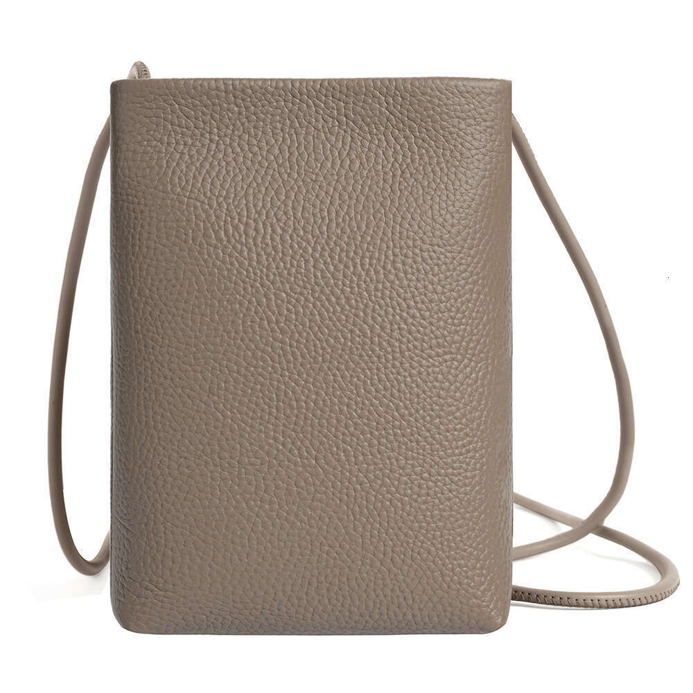 Crossbody for Women Fashion Genuine Leather Single Shoulder Small Ultra-thin Versatile Japanese Style Vertical Mini Phone Bag designer wallet B5