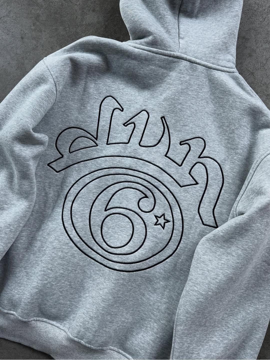 DIVINBYDIVIN Simple style Embroidery/Print Pullovers Hoodie Y2K baggy casual Hooded graphic embroidery/printed retro unisex Sweatshirts