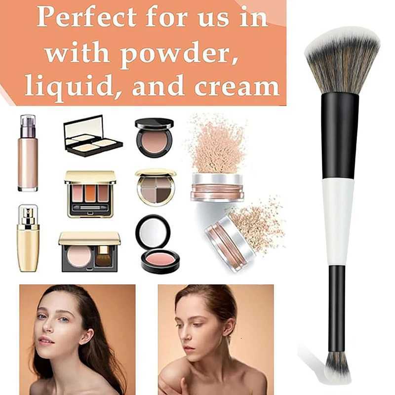 14PCS DoubleEnded MultiFunctional Foundation Makeup Brush For Beauty Liquid Powder Concealer Cream Contour BrushXJ250912