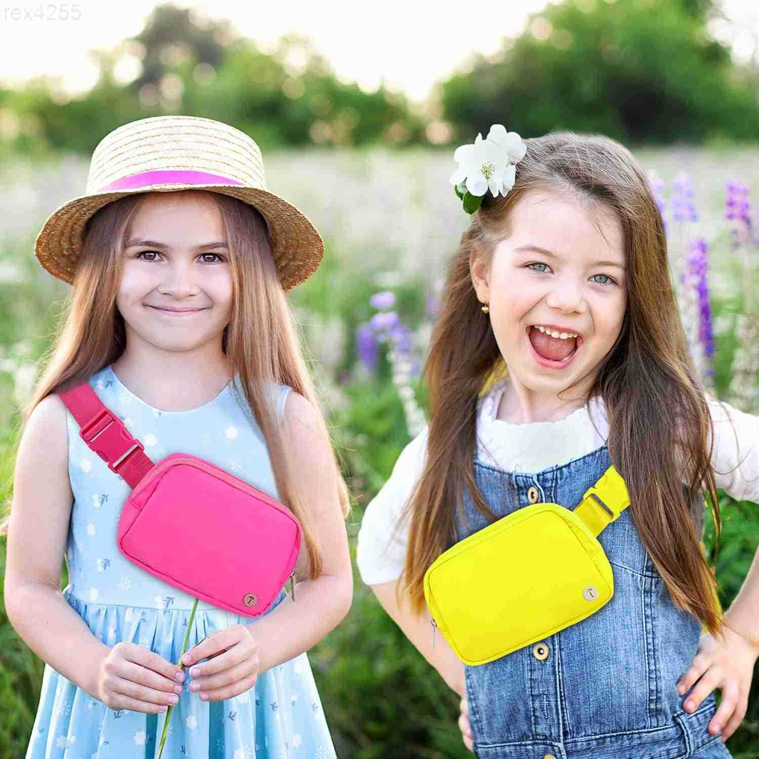 Belt Bag For Women Girls Kids Fanny Pack Fashionable Waist Packs Crossbody Bag With Adjustable Strap Waterproof Hot PinkW250912