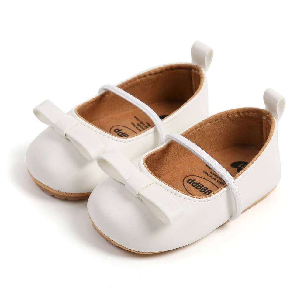 Baby Girl New Autumn Bowknot Rubber Soft Sole Non-Slip Toddler Shoes