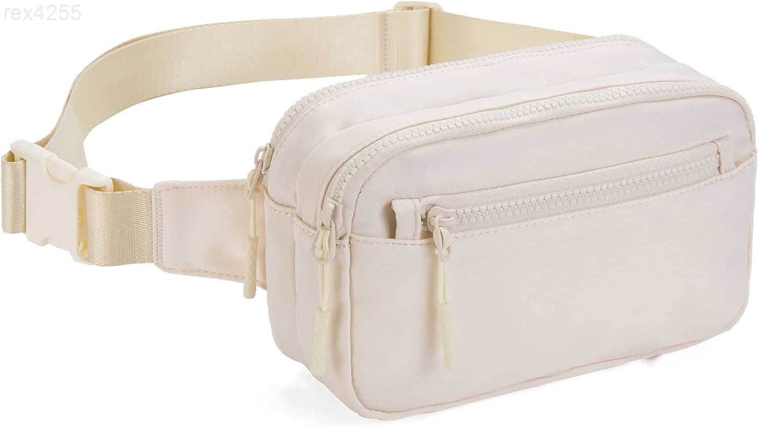Fanny Packs for Women Men Fashionable Cross Body Belt Bag with Adjustable Straps BeigeW250912