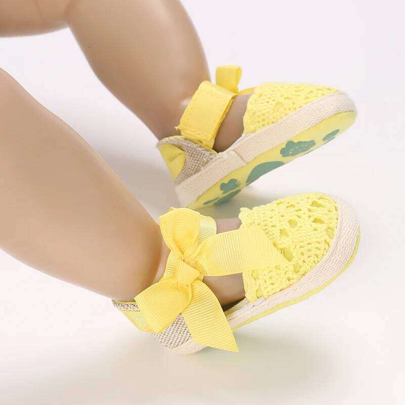 Summer Fashion Baby Bow Sandals 0-18M Soft Sole Comfortable Casual Walking Shoes for Girls
