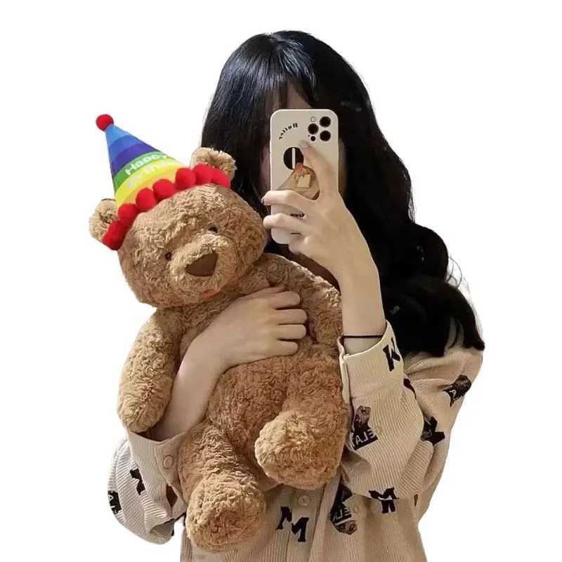 Ins Hot Sale Cute Teddy Bear Soft Doll Bear Barcelo Bear Doll Brown Sweater Bear Plush Soothing Toys Stuffed Toys Advent Gifts C250912