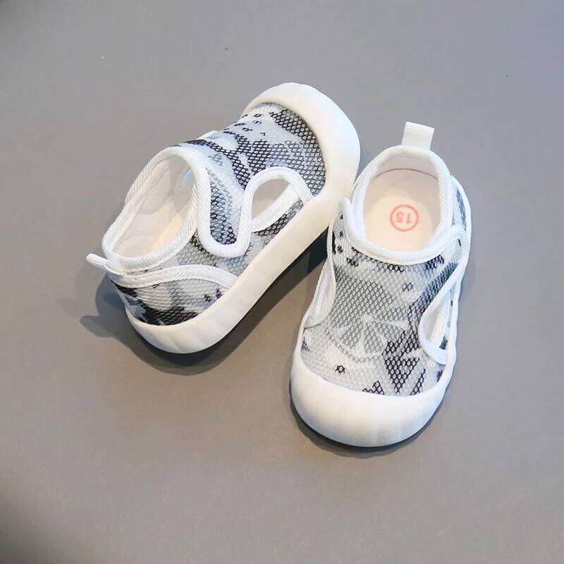 Baby Boys Girls Breathable Double Mesh Toddler Soft Bottom Non-slip Casual Shoes