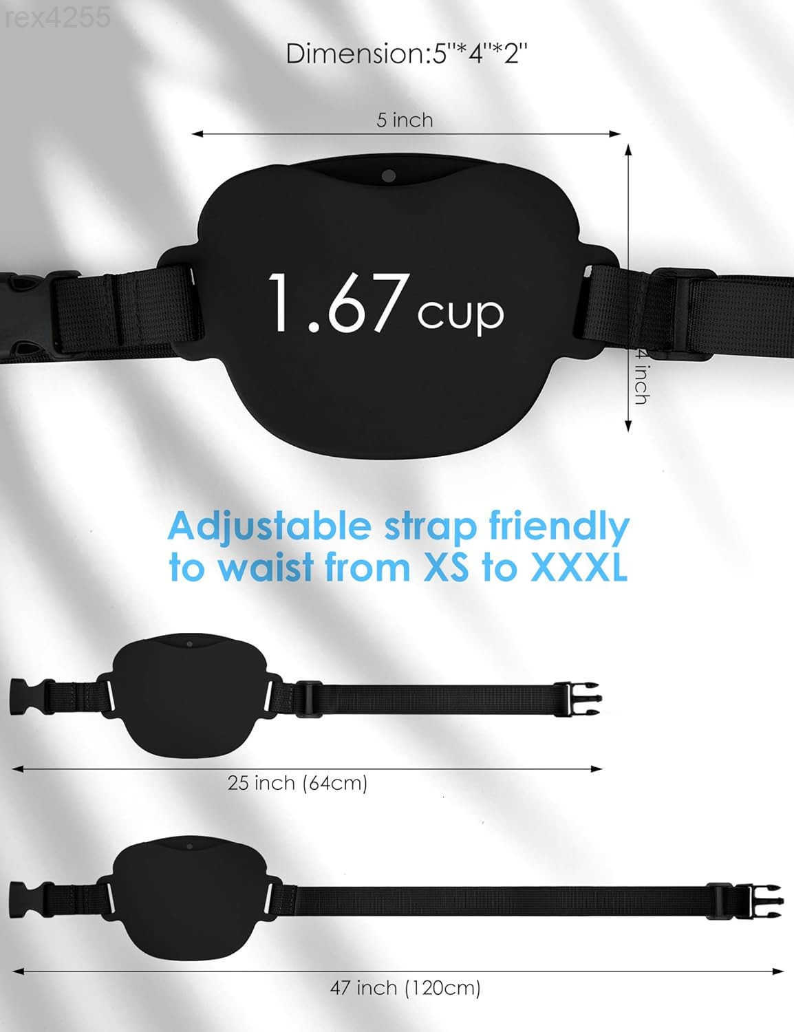 Pouch with Training Clicker Upgrade Stronger Magnetic Closure to Avoid Spilling 167 Cup Silicone Treat Bag Fanny Pack with Waist Belt for Pet Training