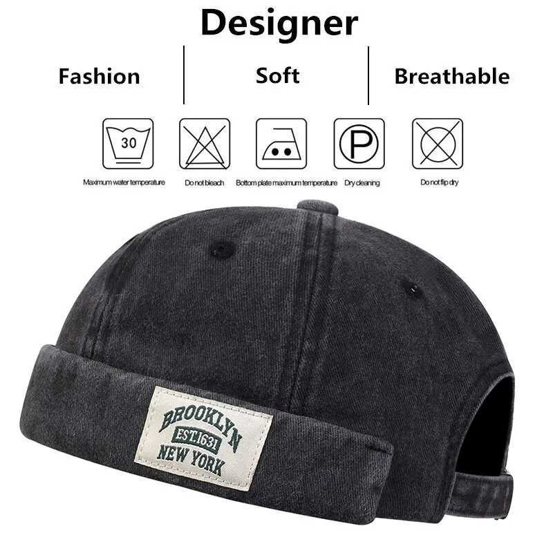Men Wen BROOKLYN New York Hat Autumn Fashion Beanies s Cotton Adjustab Beanie Hats Fashion Street Melon s Unisex G250910