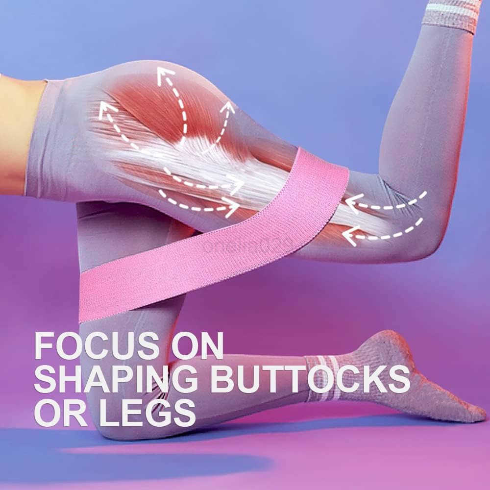 Hip Resistance Band for Fitness Sport Yoga Pilates Bands Working Out 3Level Elastic Booty Bands for Women Legs and Glutes Pack of 3 W250912