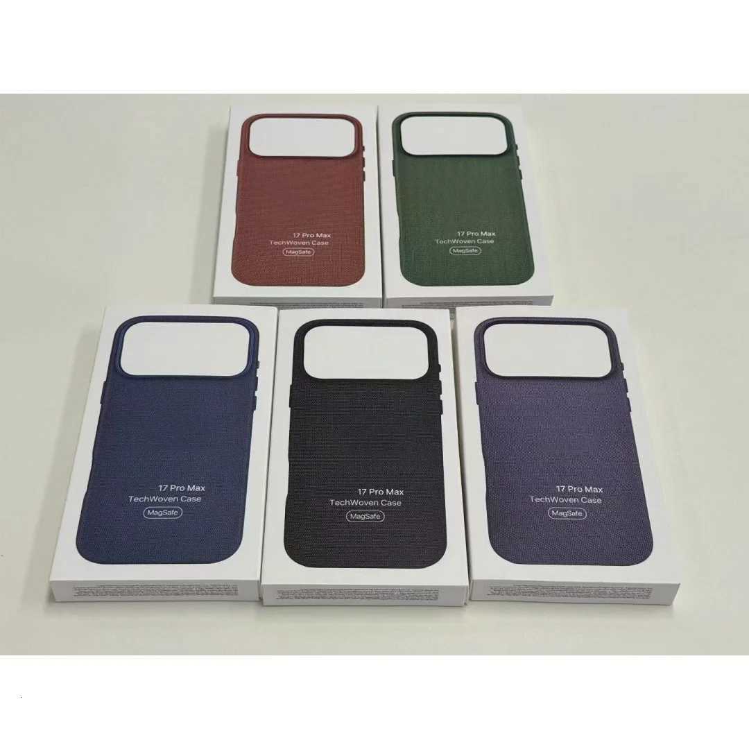 Magnetic An TechWoven Case For iPhone 17 Pro Max 17pro 17 Air Cases Wireless Charging With Box H250912