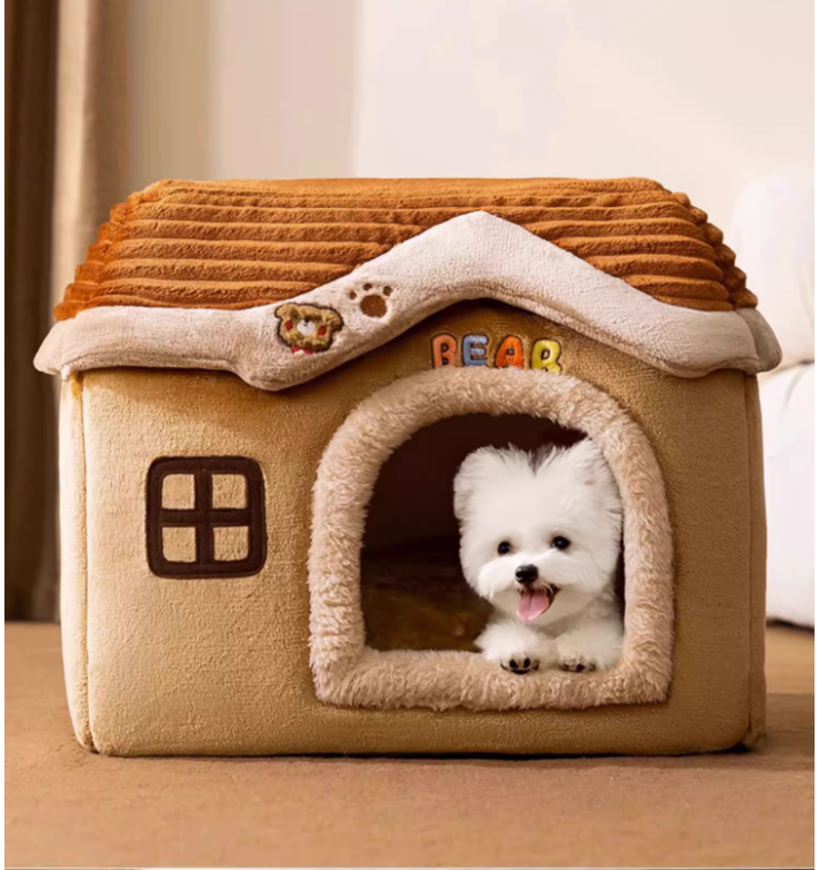 Four Seasons Compatible Canine Feline Cozy Shelter Easy-Clean Modular Furniture