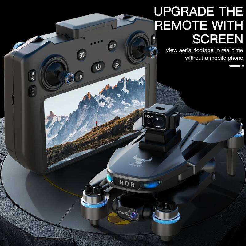 New SG MAX GPS Drone With K Camera Axis Gimbal WIFI Laser Obstacle Avoidance Screen Remote G FPV Brushless RC Dron