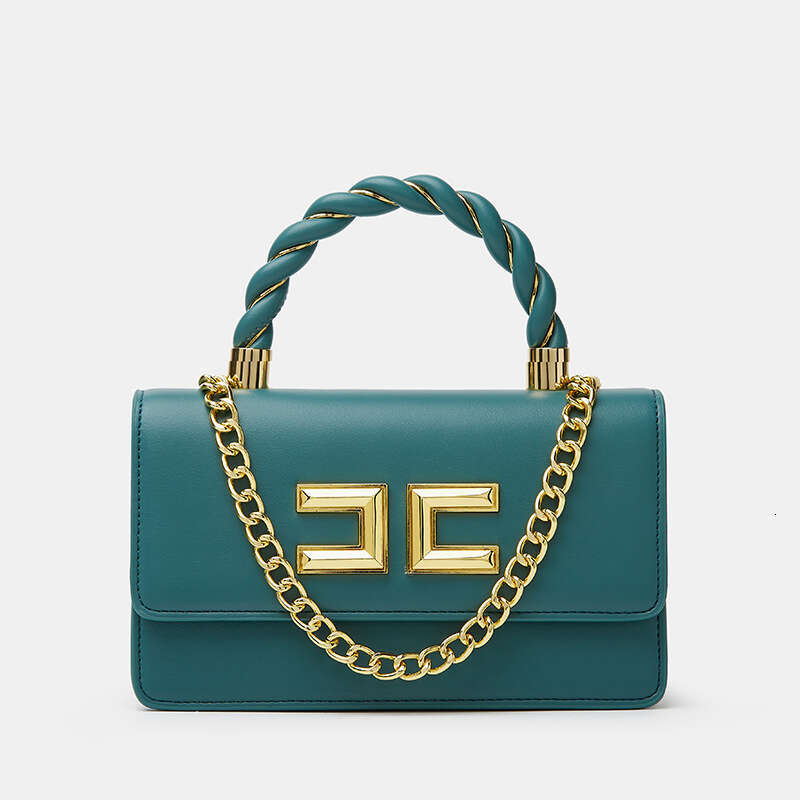 2025 New Small Square Bag for Women, Braided Handbag, High-End Fashion Versatile Chain Single Shoulder Crossbody Bag, Trendy