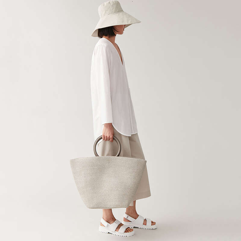 Designer Bag Tote Bag Shoulder Bag Niche Designer Trendy Brand Imitation Grass Woven Bag For Women Spring Summer New Large Capacity Beach Vacation Han