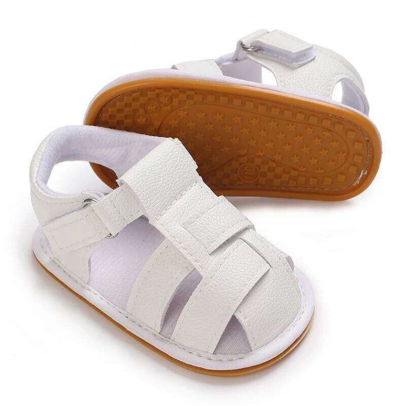 Summer Boys' Baotou Sandals Baby Crash Prevention First Step 0-18 Months Leisure Walking Shoes
