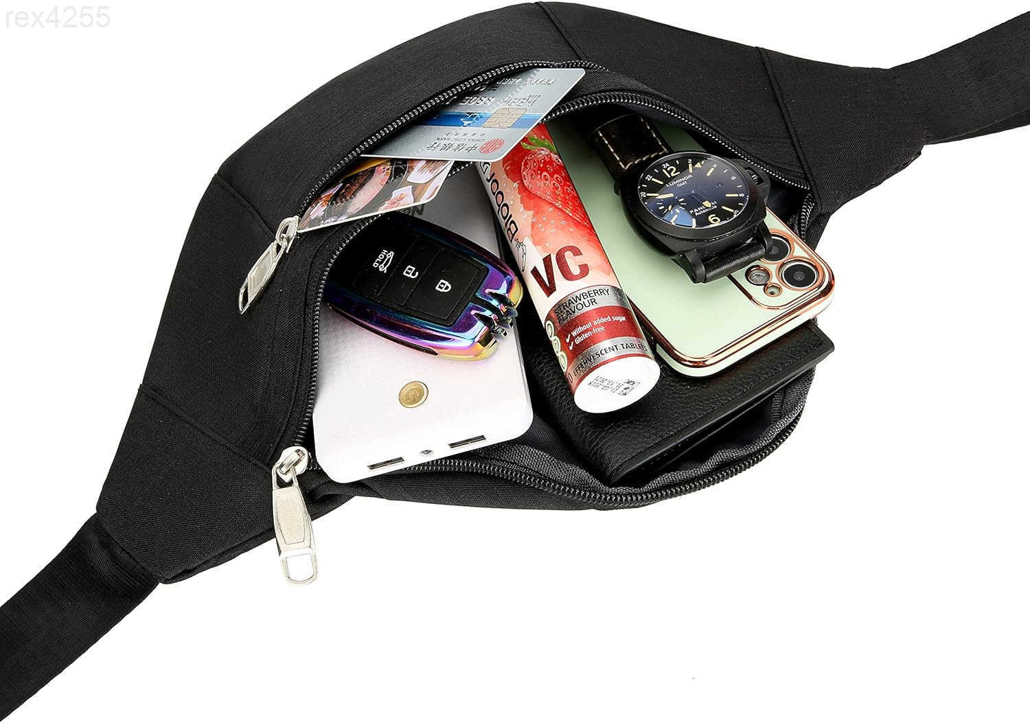 Waist Pack Bag for MenWomen Fanny Pack for Workout Traveling RunningW250912