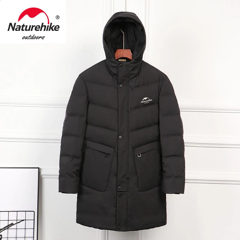 Men Down Winter Warm Thick Windproof Parkas Jackets Coat Autumn Fashion Hooded Slim Fit Casual 250911