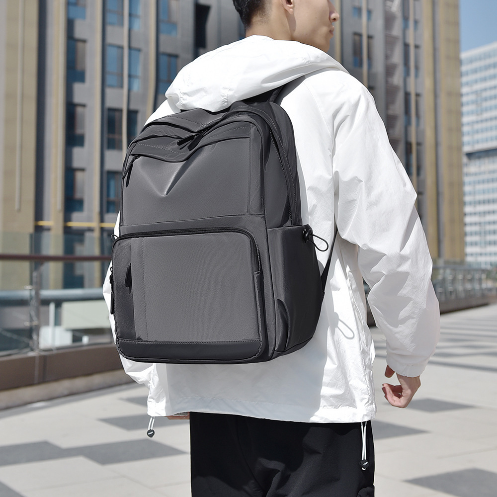 Computer Luxury Bag Bag Student Free Shipping Backpack Double Shoulder Bag Men S Simple Casual Large Capacity Backpack Water Resistant Designer Bag Me