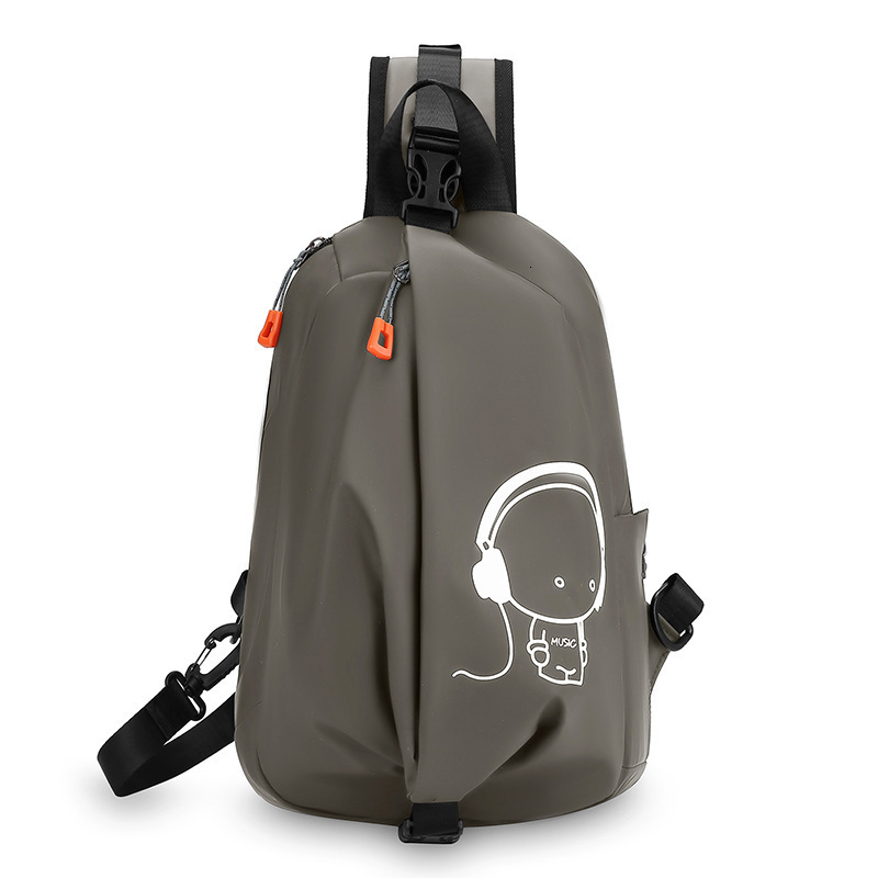 Men S Leather Chest Bag Multi Functional Sports Outdoor Leisure Large Capacity Free Shipping Luxury Bag Wear Resistant Single Designer Bag Shoulder Cr