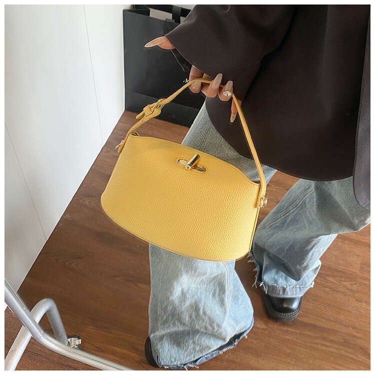 2025 Korean Style Fresh Simple Solid Designer Bags Color Handbag Elegant Versatile High-end Casual Crossbody Women's Bag