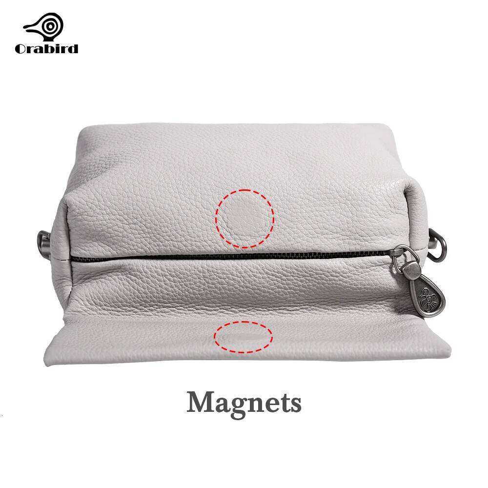 Orabird Ladies Crossbody Bags Soft Genuine Leather Small Cute Fashion Shoulder Handbag Flap Purses Grey Designer