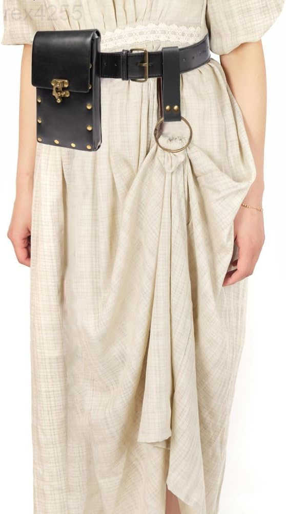 Belt Pouch Coin Purse Skirt Hike Set Medieval Festival Costume Halloween Accessories Casual Fanny Pack Waist Bag 1BlackW250912