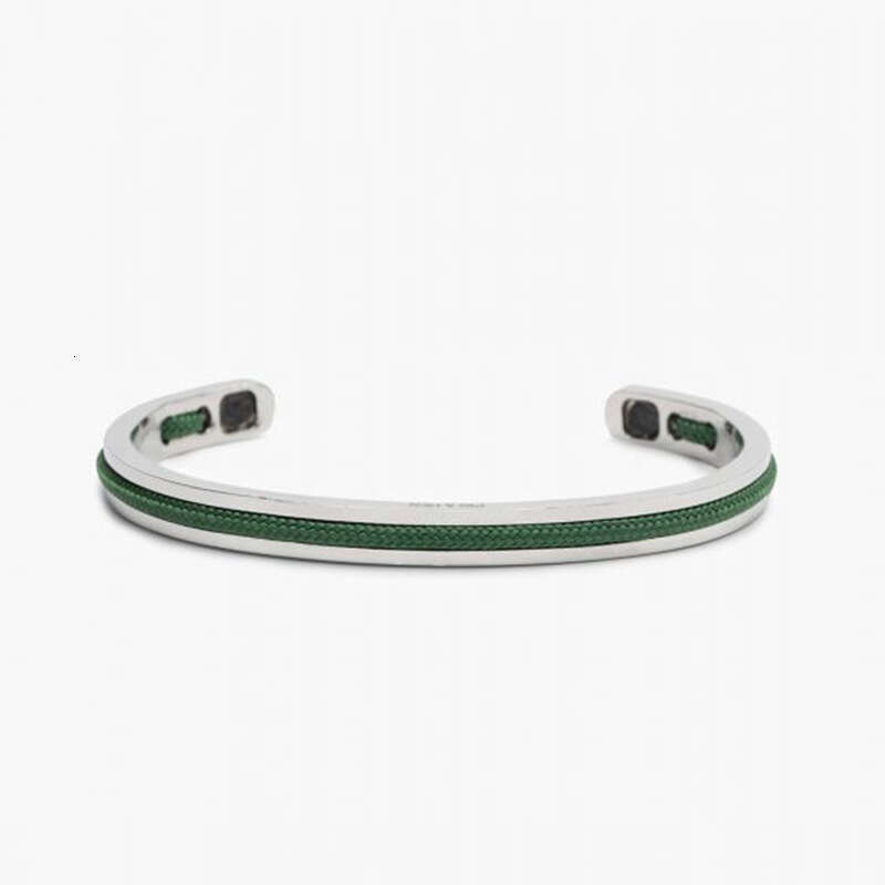 Vacuum Plating Black Stainless Steel Adjustable Open Bracelet for Men and Women