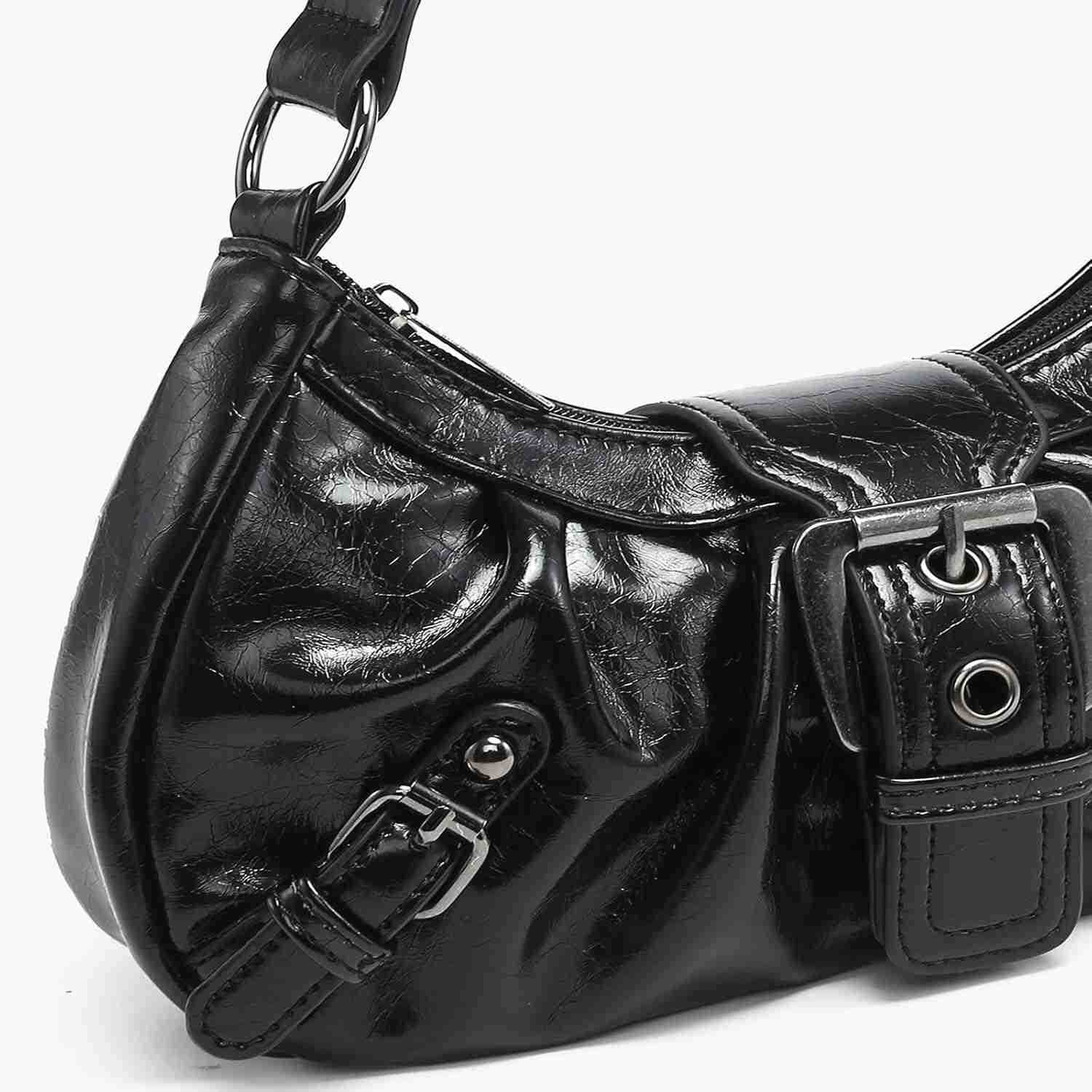 Shoulder Bag for Women Top Handle Handbag Purse Y2K Hobo Clutch Small Punk Purse Trendy M250912