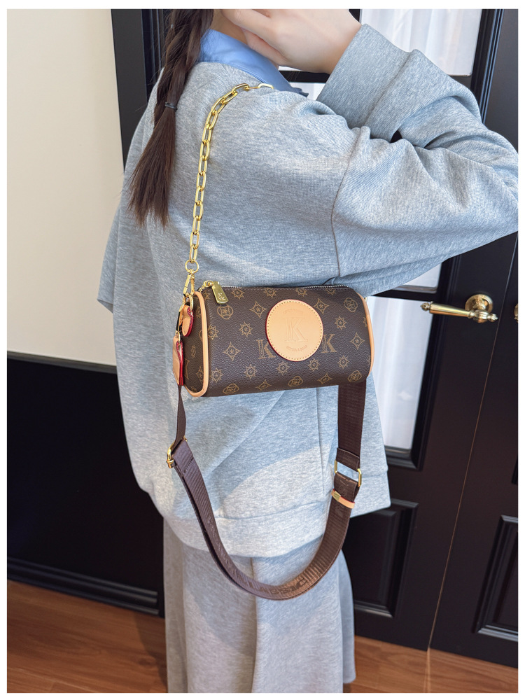 Seasonal New Women Boston Bag Fashion Versatile Tote High End Stylish Shoulder Crossbody Best Seller