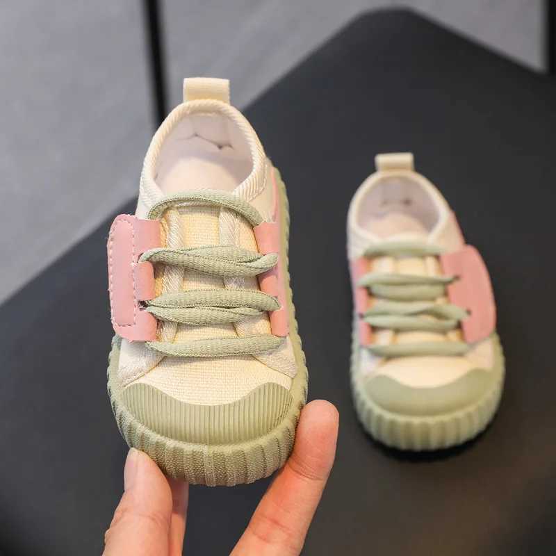Kids Casual Shoes Boys Girls Canvas Shoes Fashion Lightweight Soft Childrens Flats Antislip Toddler Baby Shoes Kids Sneakers Y250912