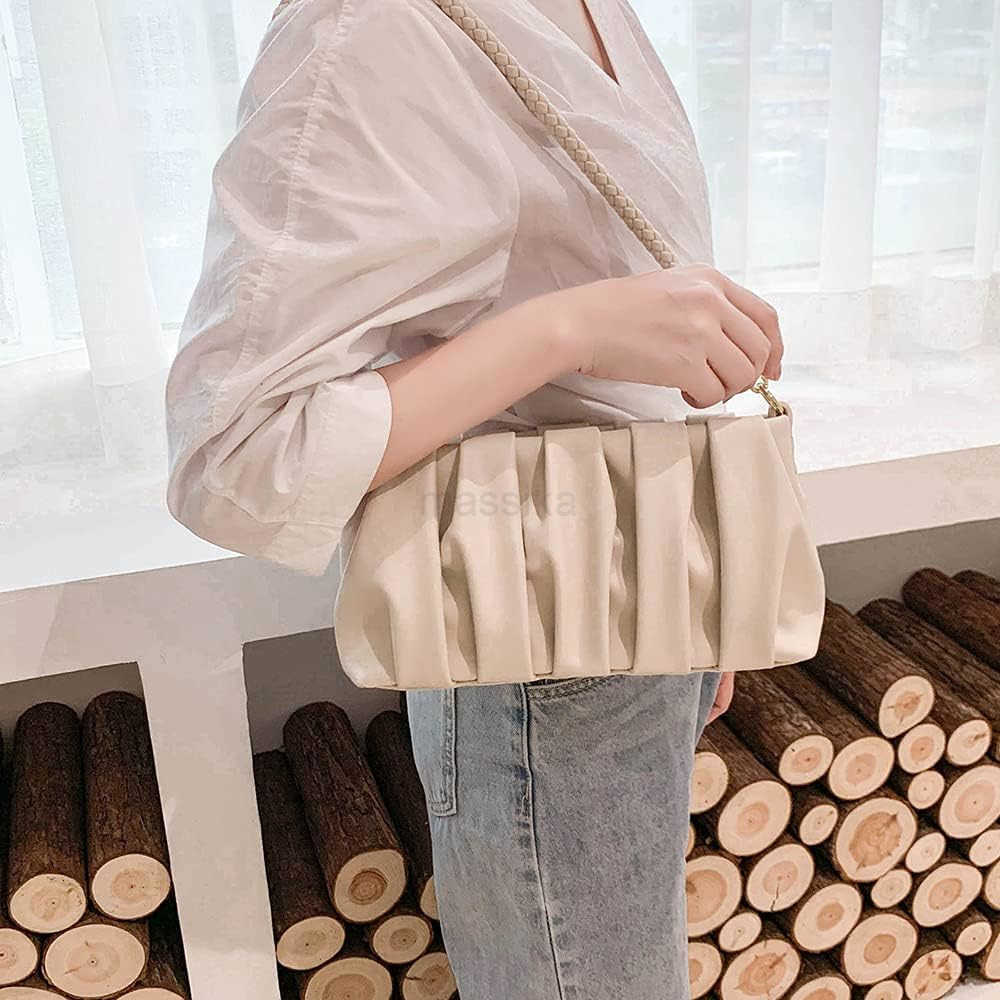 Quilted Crossbody Bags for Women Small Shoulder bag Pouch Satchel bag Dumpling Handbag Hobo bag M250912