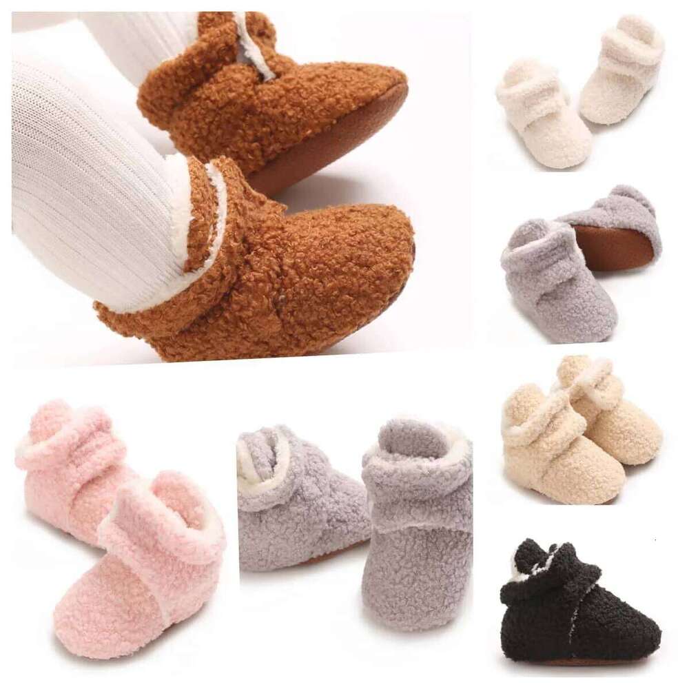 "Baby Winter Boots 0-18M - Cozy First Walkers Soft Cotton Socks Shoes | Warm