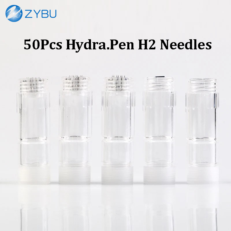 50pcs Hydra.Pen H2 Micro Needle Cartridges 12Pin 0.25mm 0.5mm 1.0mm Nano HS HR Derma Needling Hydra Pen Replacement MTS Therapy Tips
