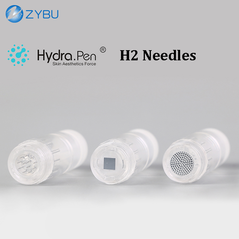 Hydra.Pen H2 Original 50Pcs Needle Cartridges 12 Pins 0.25mm 0.5mm 1.0mm Nano HR HS Replacement Microneedling Tips MTS Dermapen Meso Therapy Derma Hyd