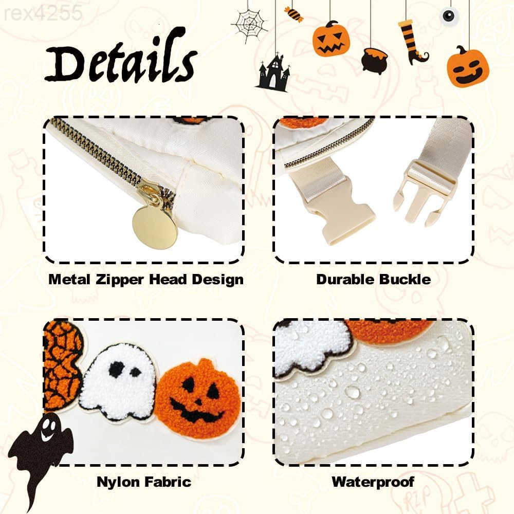 Basket Stuffers for TeensHalloween Crossbody Bag Halloween Spooky Pumpkin Purse for Kids Cute Halloween Fanny Packs Halloween Gifts for Girls WomenW25