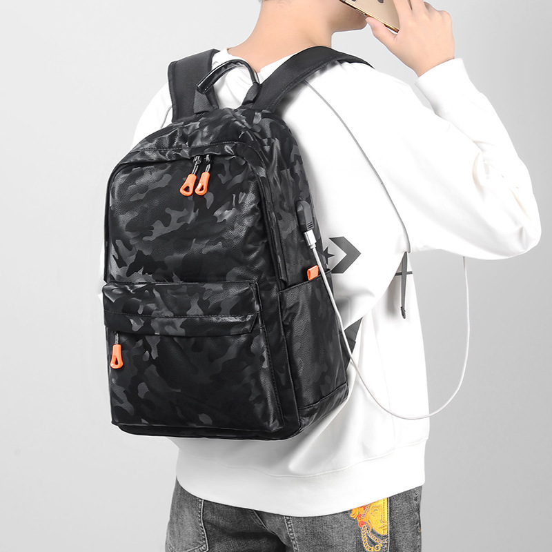 New College Student Backpack Large Capacity Lightweight Simple Business Free Shipping Bag Luxury Designer Bag Bag High End Computer Backpack