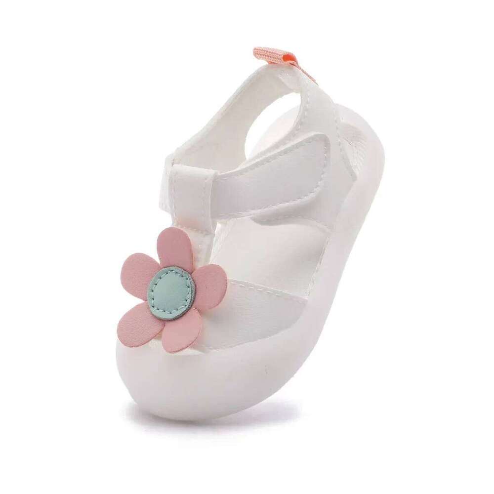 Baby Girls Flowers Sandals Rubber Sole Non-slip Summer Toddler Infant Little Kids Shoes