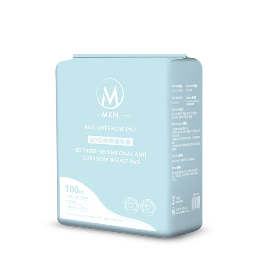 100PCS Breastfeeding Disposable Breast Nursing Pads Breathable Slim Super Absorbency Cotton Breast Pad Nurs250912