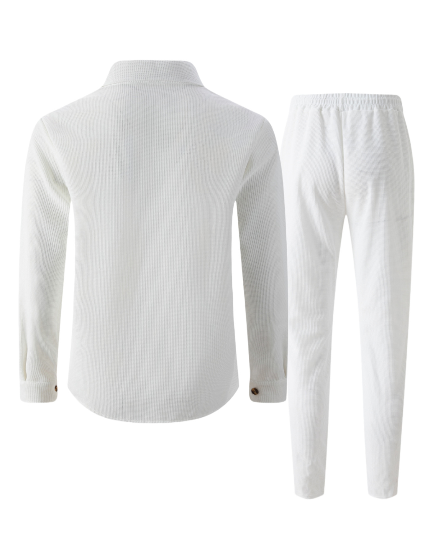 Fall Elegant Long sleeved Tracksuits Lapel Collared Hoodie Pants 2-piece Button Slim Shirt Hoodie Bust Pocket Pants Casual Suit 2 pcs sets plus size