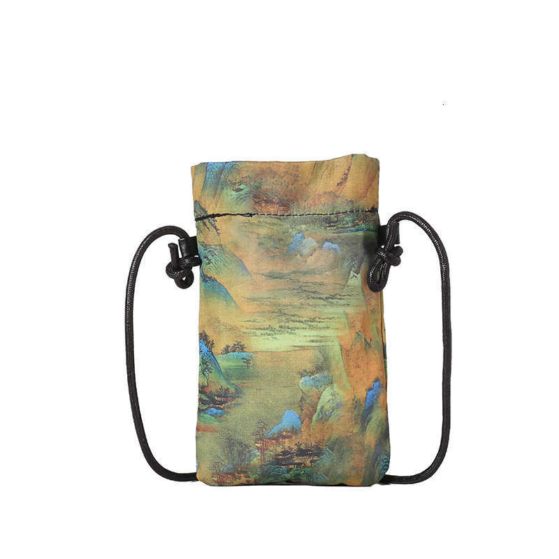 Designer Bag Fashion Simple Anti Smell Cloud Yarn Drawstring Coin Purse New Chinese Style Free Shipping Portable Luxury Bag Drawstring Crossbody Bag