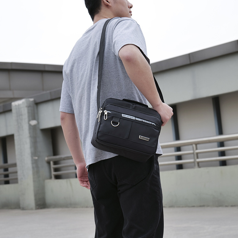 New Luxury Bag Men S Single Shoulder Water Resistant Designer Bag Oxford Cloth Crossbody Bag Free Shipping Business Men S Travel Large Capacity Trip S