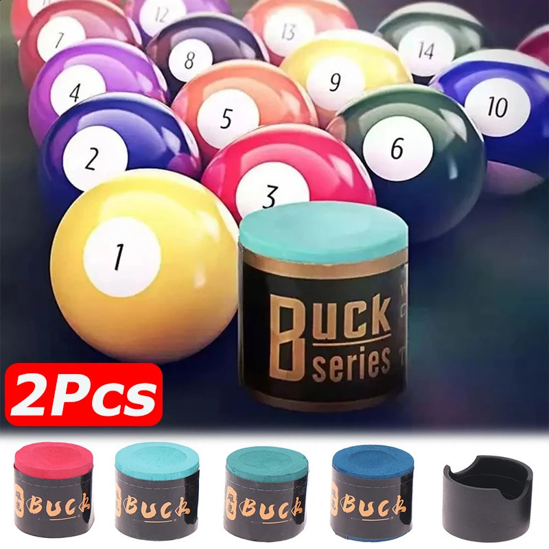2Pcs Cylindrical Billiard Chalks Pool Cue Stick Rubbing Powder Snooker Table Billiards Supplies Antiskid Device Tool 250912