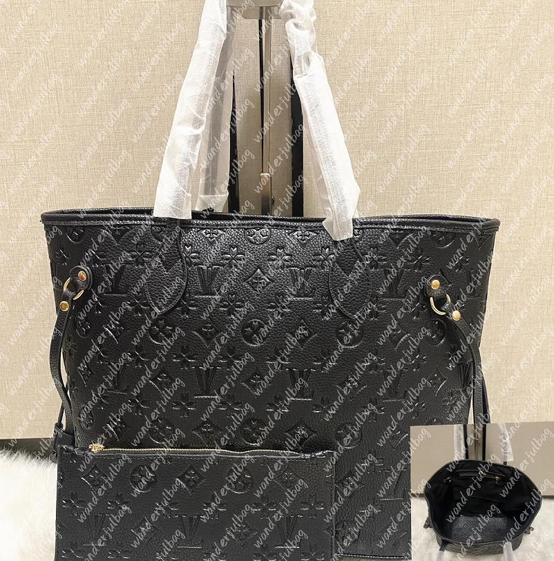 Designer Bag 2pcs Set Embossed Flower Women Crossbody Handbag Shoulder Bags Fashion Composite Ladys Clutch Tote Bag shopping Female Coin Purse wallets