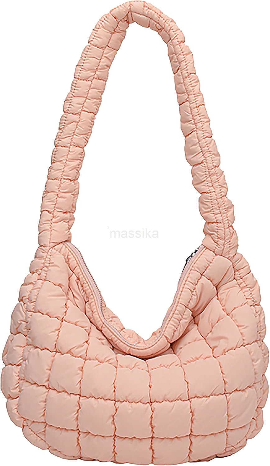 Quilted Tote Bag for Women Puffer Bag Lightweight Padding Shoulder Purse Hobo Bag SaTChel Handbag Cloud Bags with Zip 2025 M250912