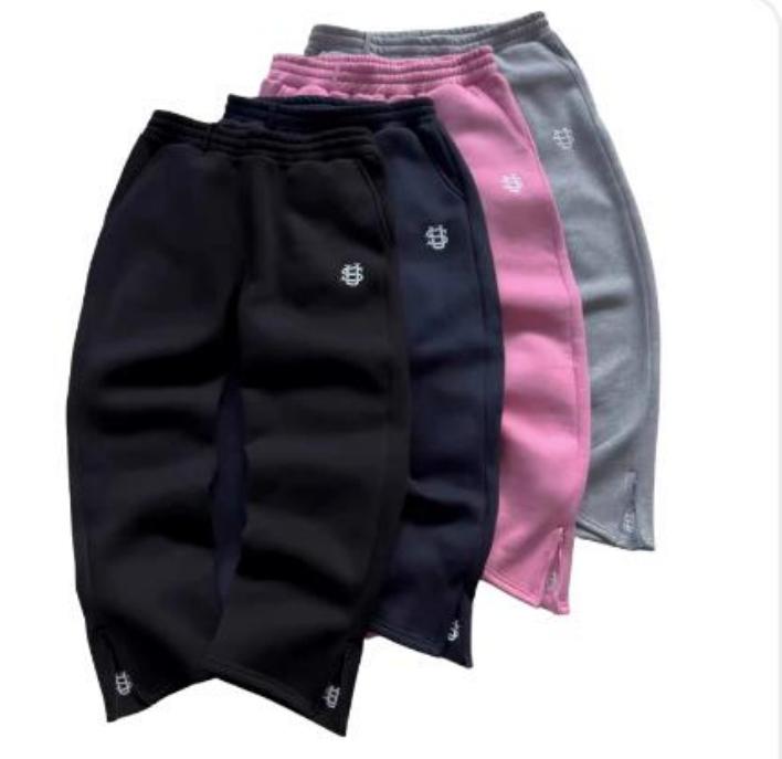 Y2K Men Jogger Loose Embroidered Wide Leg Pants Extra Outsize Pockets Fashionable Couple Straight Trousers Z260315