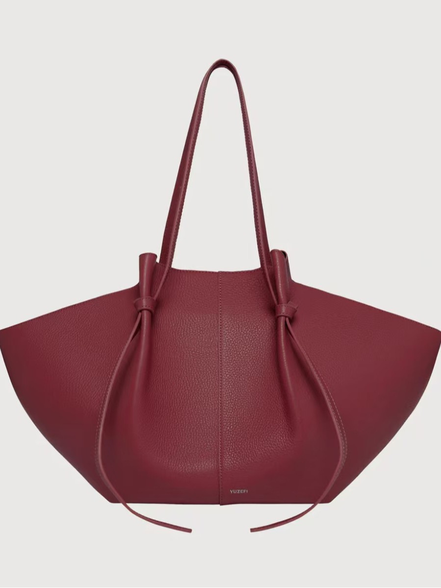 YUZEFI Wing Bag Genuine Leather Tote Underarm Bag