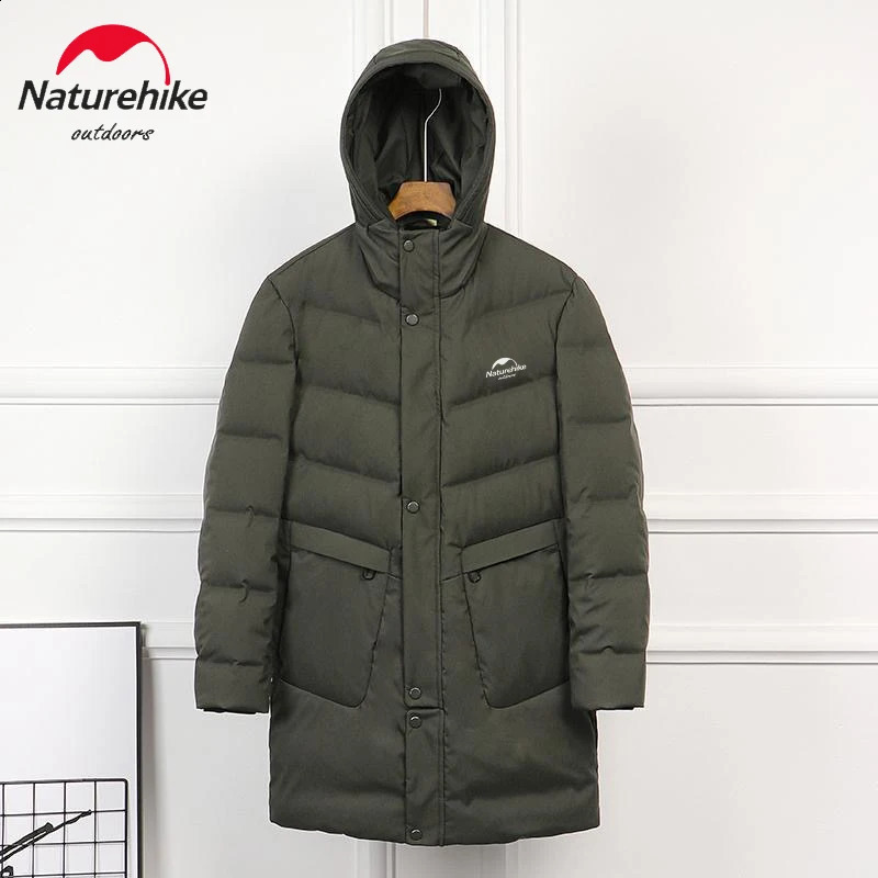 Men Down Winter Warm Thick Windproof Parkas Jackets Coat Autumn Fashion Hooded Slim Fit Casual 250911