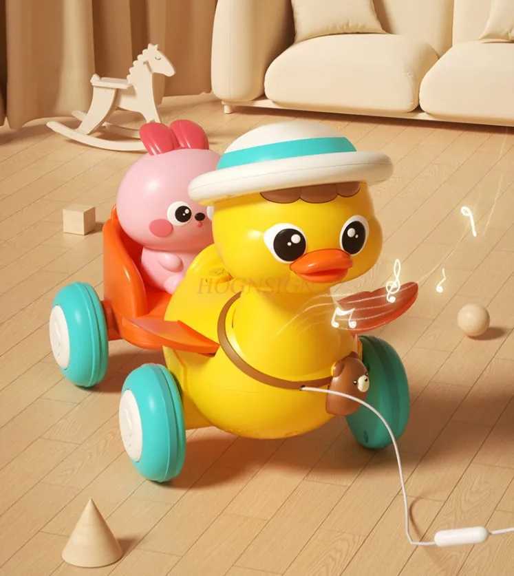 Little Yellow Duck Rope Toy Electric Animal Rope Glowing 13 Year Old Childrens Puzzle Toy C250912