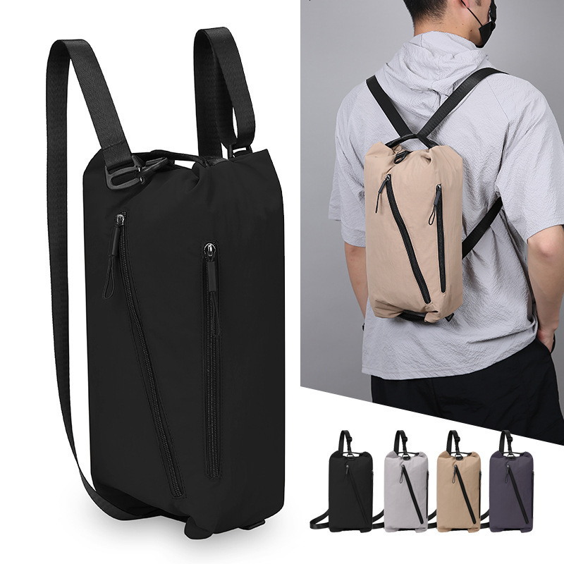 Waterproof Sports Fitness Designer Free Shipping Bag Crossbody Bag Multifunctional Chest Bag Backpack Versatile Luxury Bag Casual Backpack