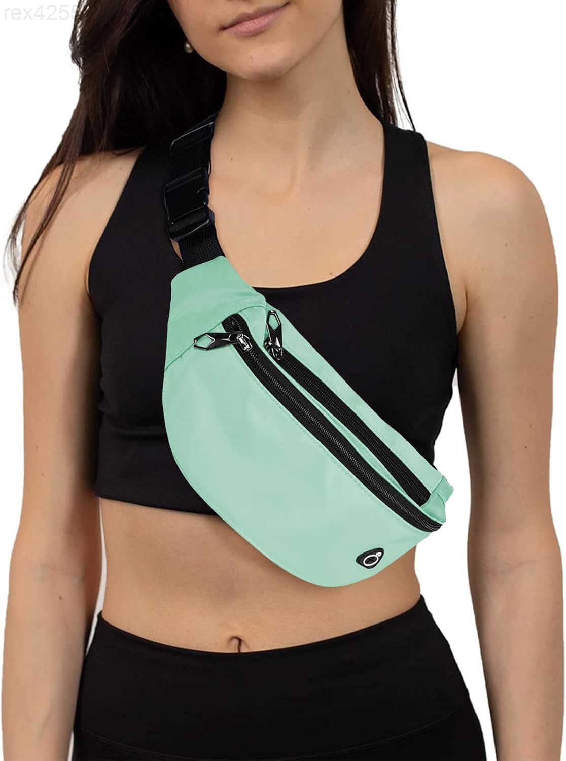 Pack for Men Women Waterproof Sports Waist Bag Pack Belt Bag for Travel Hiking RunningW250912